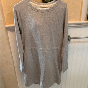 Athleta Heather Gray Knit Sweater Dress